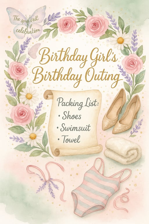 Birthday Bliss: Essential Packing List for the Birthday Girl