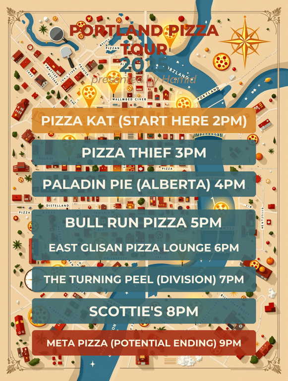 Slice of Portland: Pizza Tour 2025