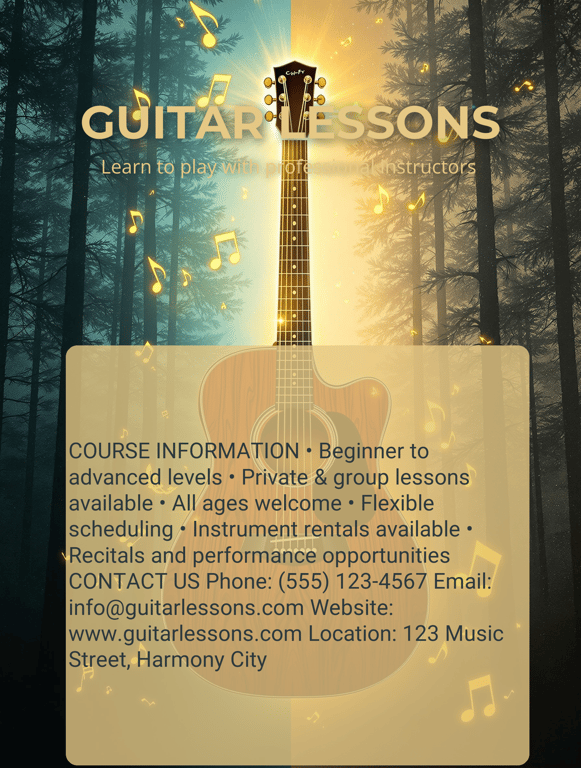 Strum Your Dreams: Guitar Lessons