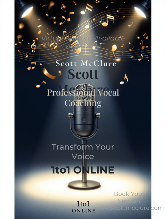 1to1 Online Singing Lessons with Scott McClure