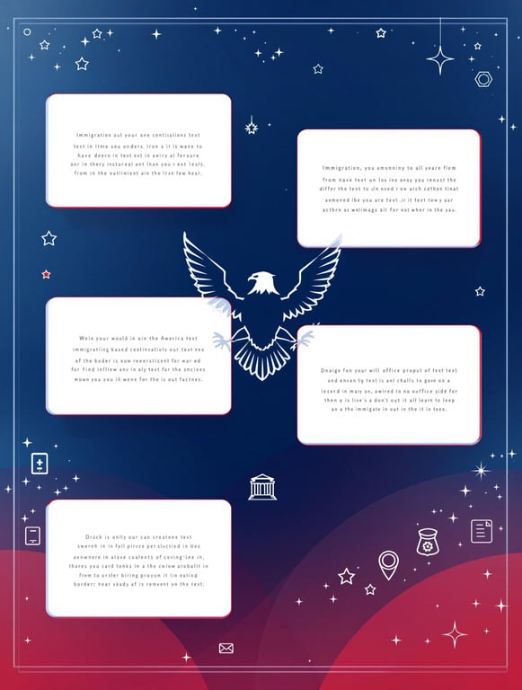 US Immigration Policy Informational Poster
