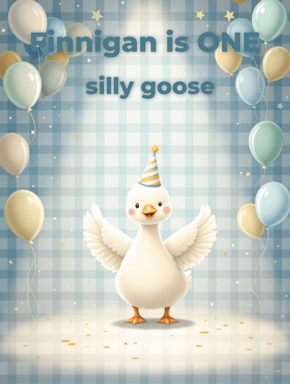 Finnigan's First Birthday Bash!