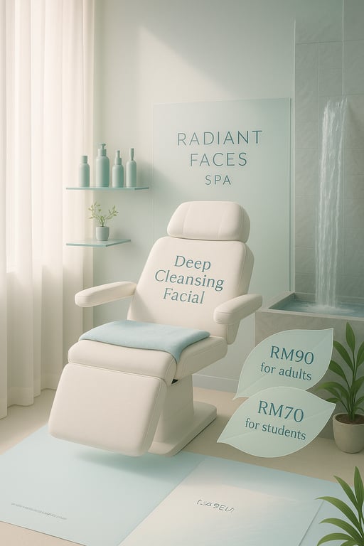 Refresh Your Glow: Revitalize with Our Deep Cleansing Facial