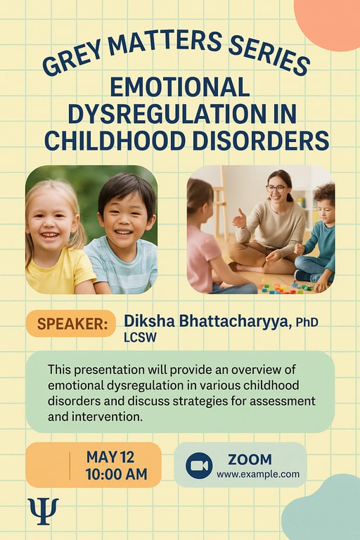 Dive into Emotional Dysregulation: A Webinar for All