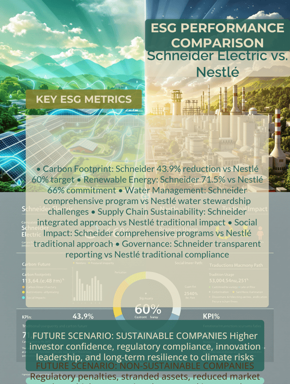 Sustainable Futures: A Comparative Analysis of Schneider Electric and Nestlé's ESG Performance