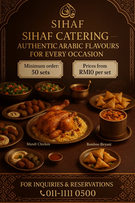 Savor the Flavors of Arabia with Sihaf Catering