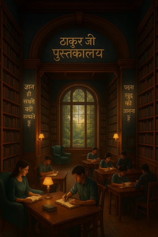 ठाकुर जी लाइब्रेरी: ज्ञान का अनंत सागर
