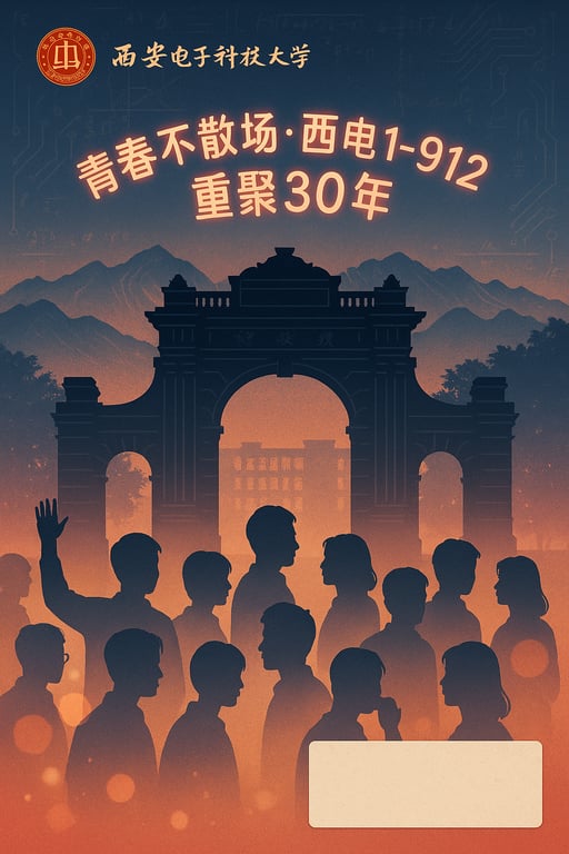 重聚青春：西电1-912三十周年庆典