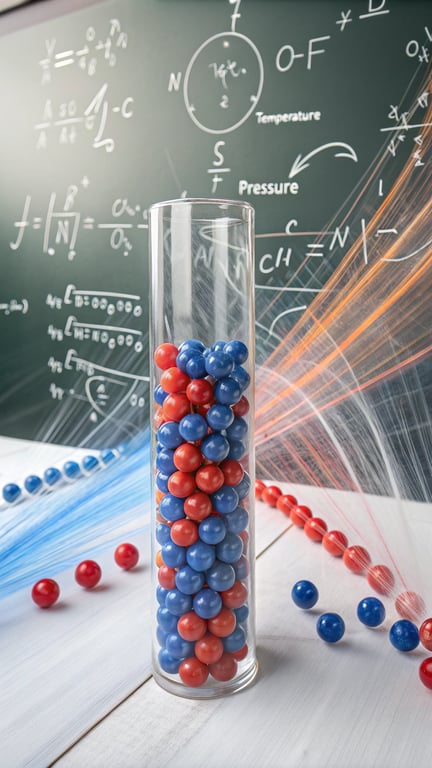 Visualizing Kinetic Theory: The Dance of Gas Molecules