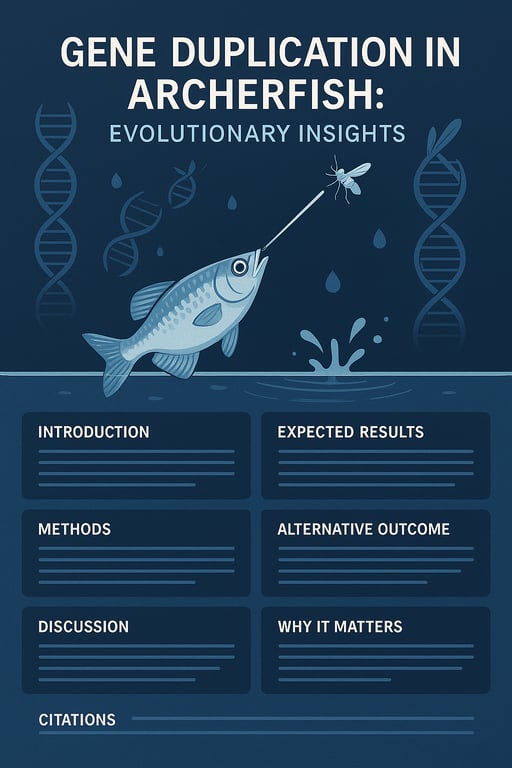 Splashes of Evolution: How Gene Duplication Transformed Archerfish Precision
