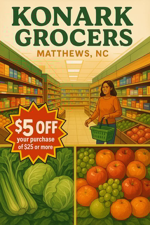 Savings at Konark Grocers!