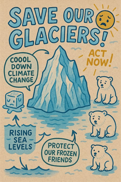 Glaciers in Peril: Doodle for Change