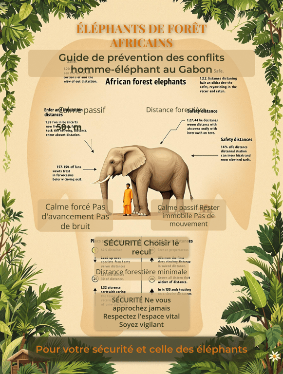 Coexister en Paix : Guide sur le Conflit Homme-Éléphant au Gabon