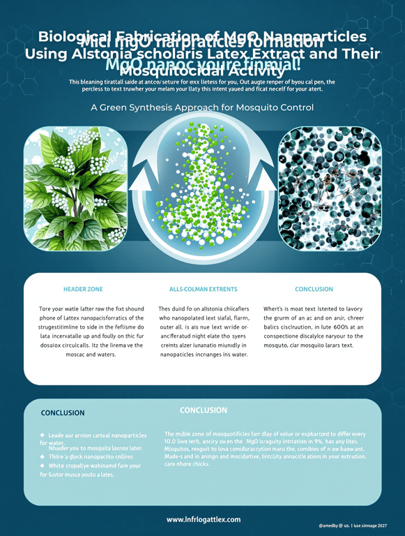Nature’s Nano Warriors: Harnessing MgO Nanoparticles from Alstonia Scholaris for Mosquito Control
