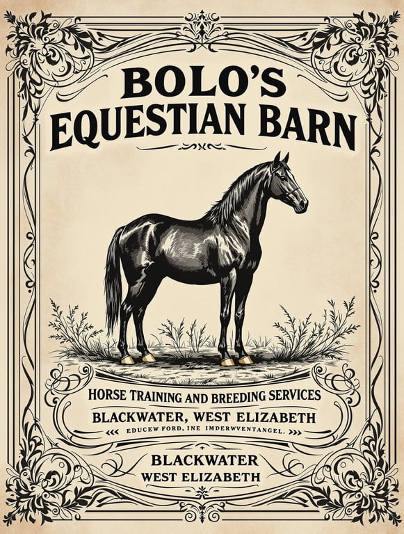 BOLO'S EQUESTRIAN BARN - Where Horses Find Their Home