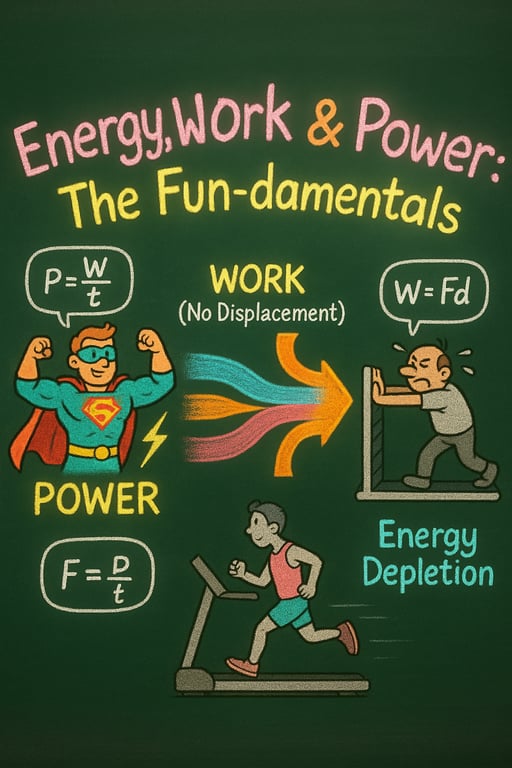 Energize Your Mind: The Fun Physics of Energy, Work, and Power!