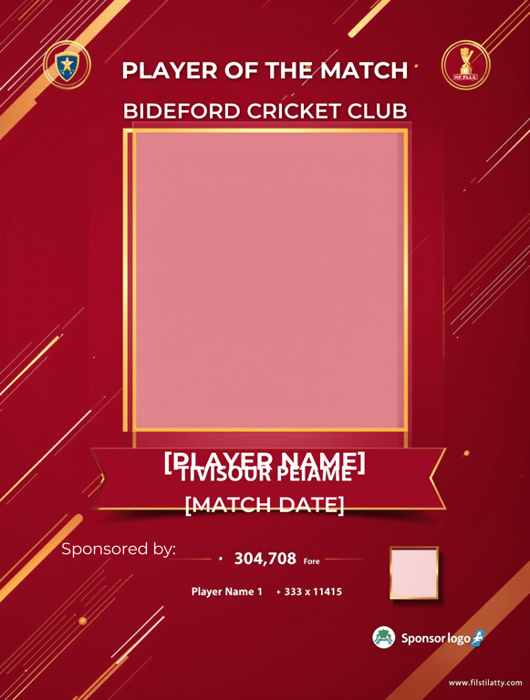 Bideford CC Match Day: Player of the Match