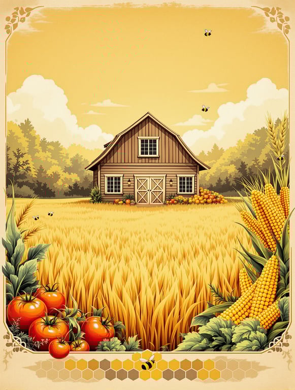 Wholesome Harvest at Cozy Cottage