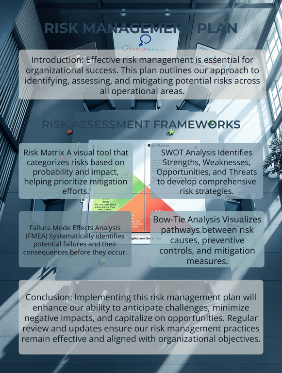 Navigating Uncertainty: A Comprehensive Risk Management Plan