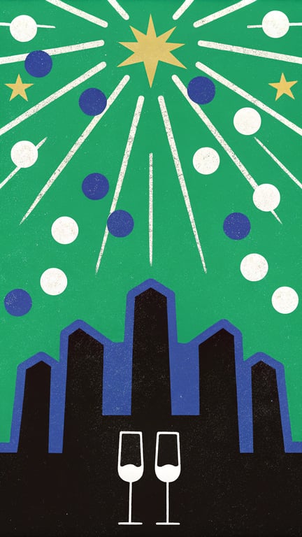 Elegant New Year's Eve Celebration Poster
