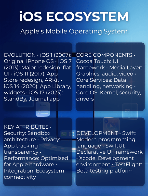 iOS Unlocked: Explore Versions, Attributes & Components