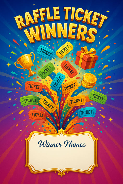 Lucky Draw Delights: Raffle Winners Unveiled!