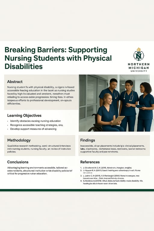 Breaking Barriers: A Study on Nursing Students with Physical Disabilities