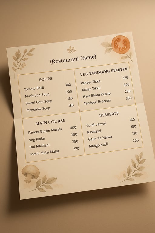 Savor the Flavor: Your Cafe Menu Awaits!