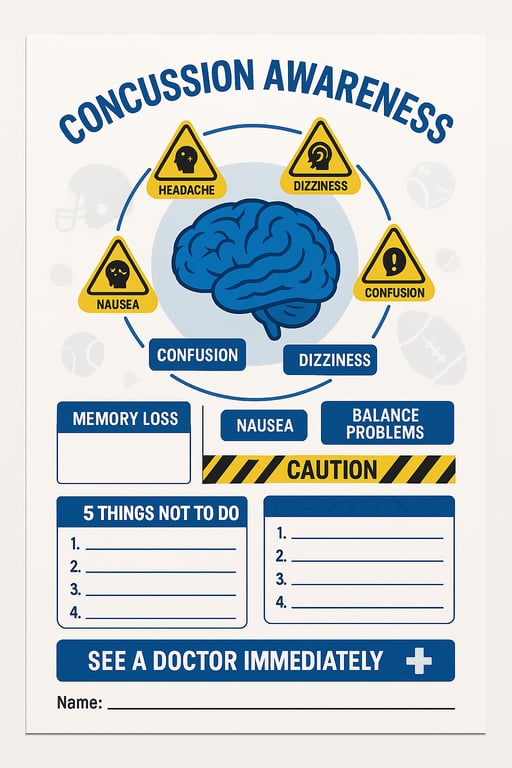 Concussion Awareness: Know the Signs, Save a Life!