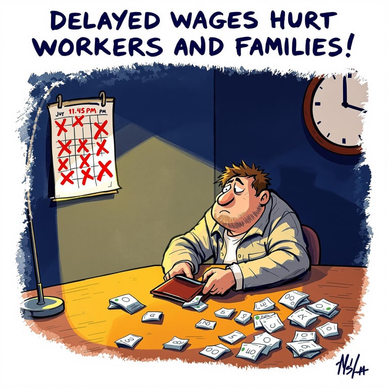 The Impact of Delayed Wages