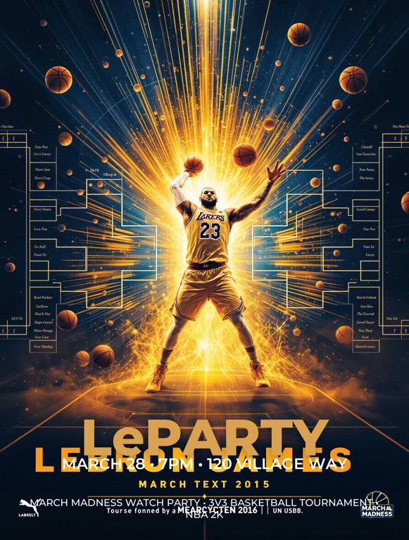 LeParty: March Madness Celebration!