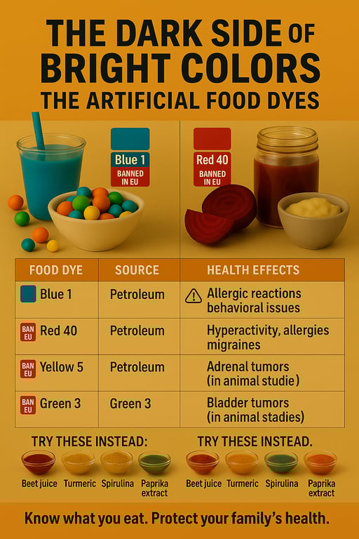 Colorful Danger: The Hidden Risks of Food Dyes
