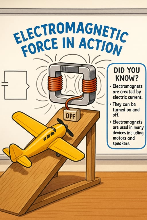Magnetic Flight: The Yellow Plane's Adventure