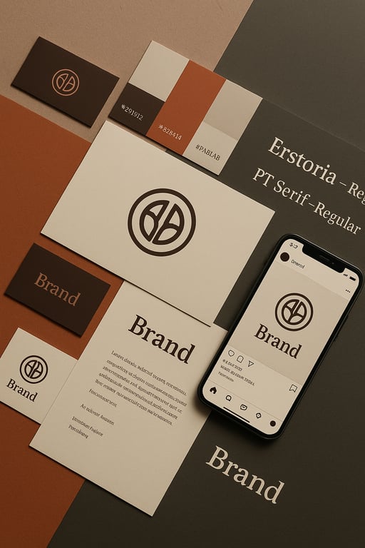 Earthy Elegance: Brand Identity Unveiled