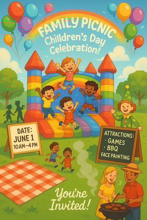 Joyful Family Picnic: Unleash the Fun!