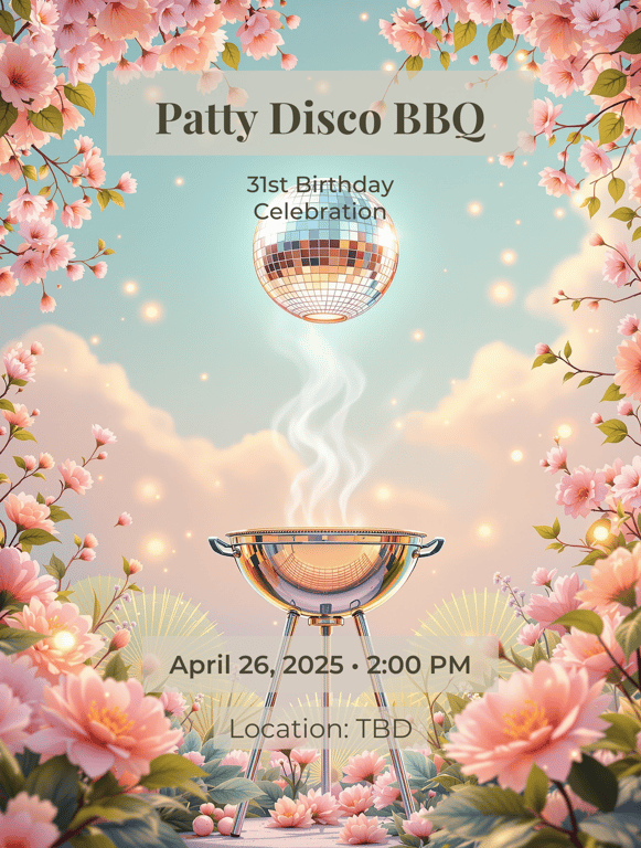 Disco BBQ Bash: 31 and Thriving!