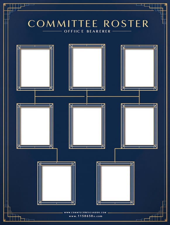 Professional Committee Roster Poster