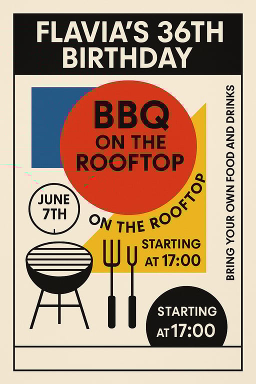 Bauhaus BBQ Bash: Celebrate 36!