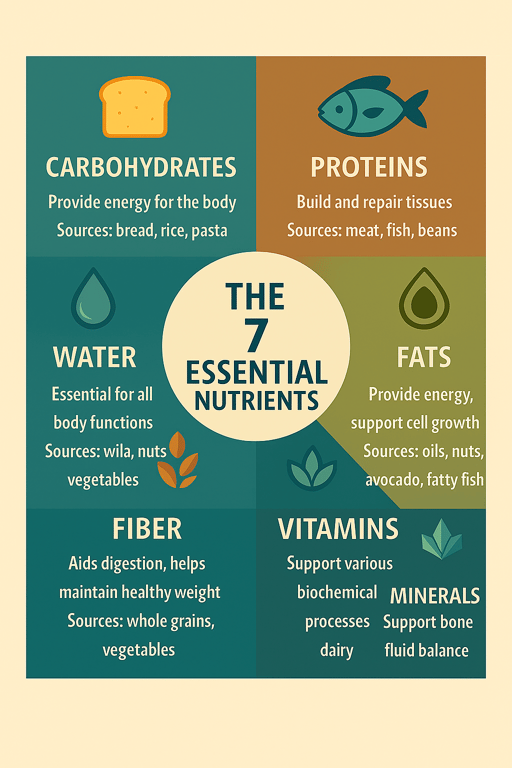 Nourish to Flourish: The 7 Essential Nutrients