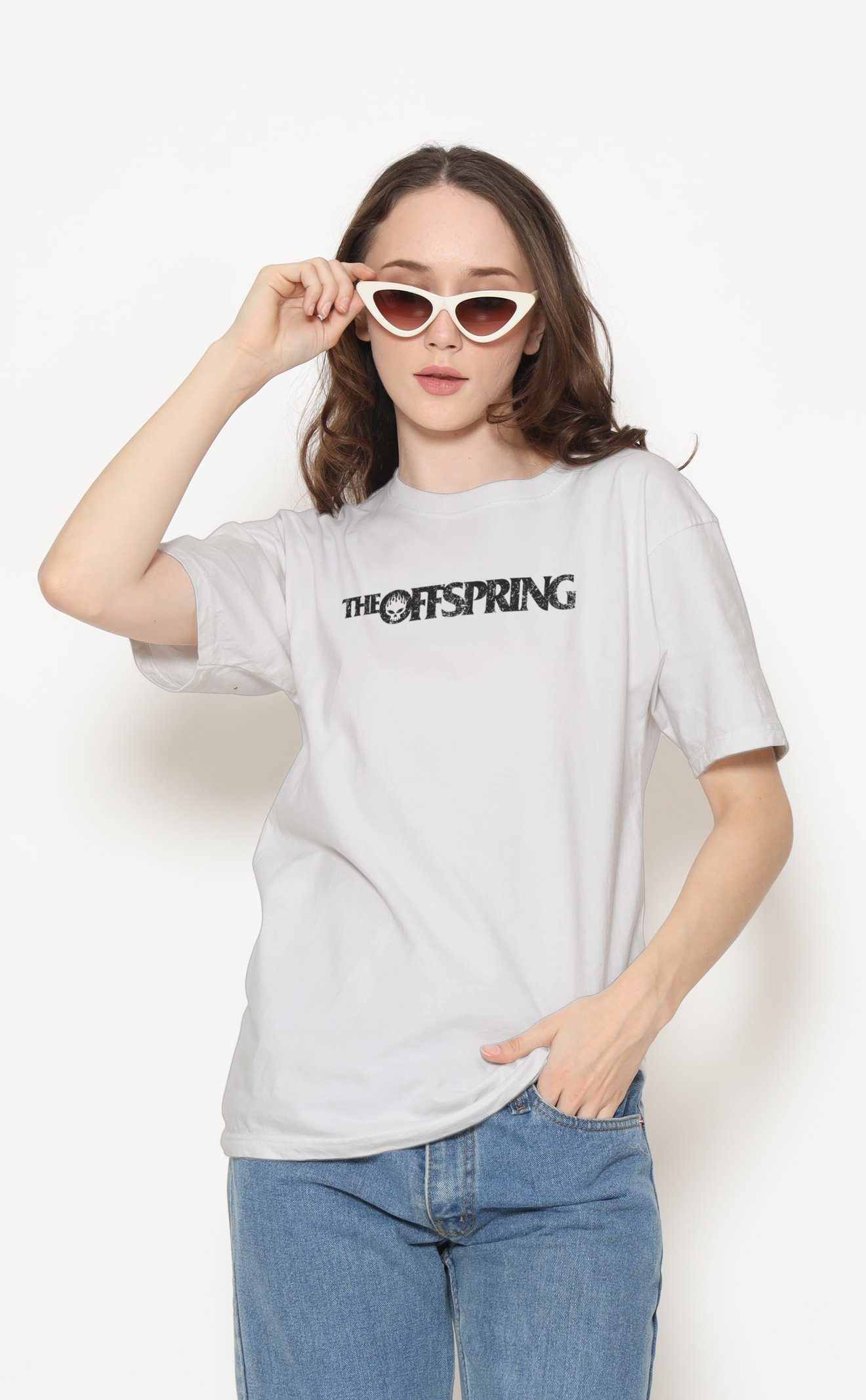 The Offspring Unisex Beyaz Tişört