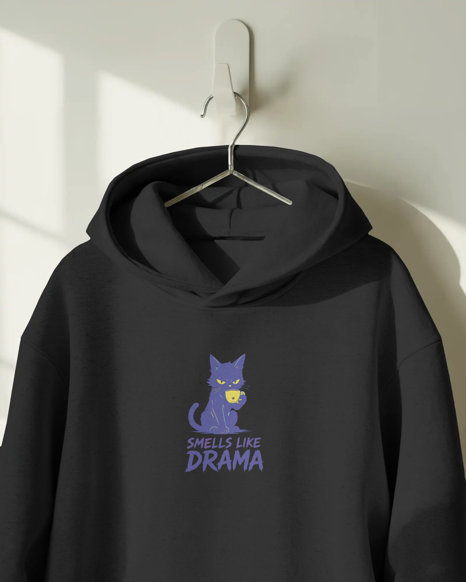 Smells Like Drama Kapüşonlu Sweatshirt