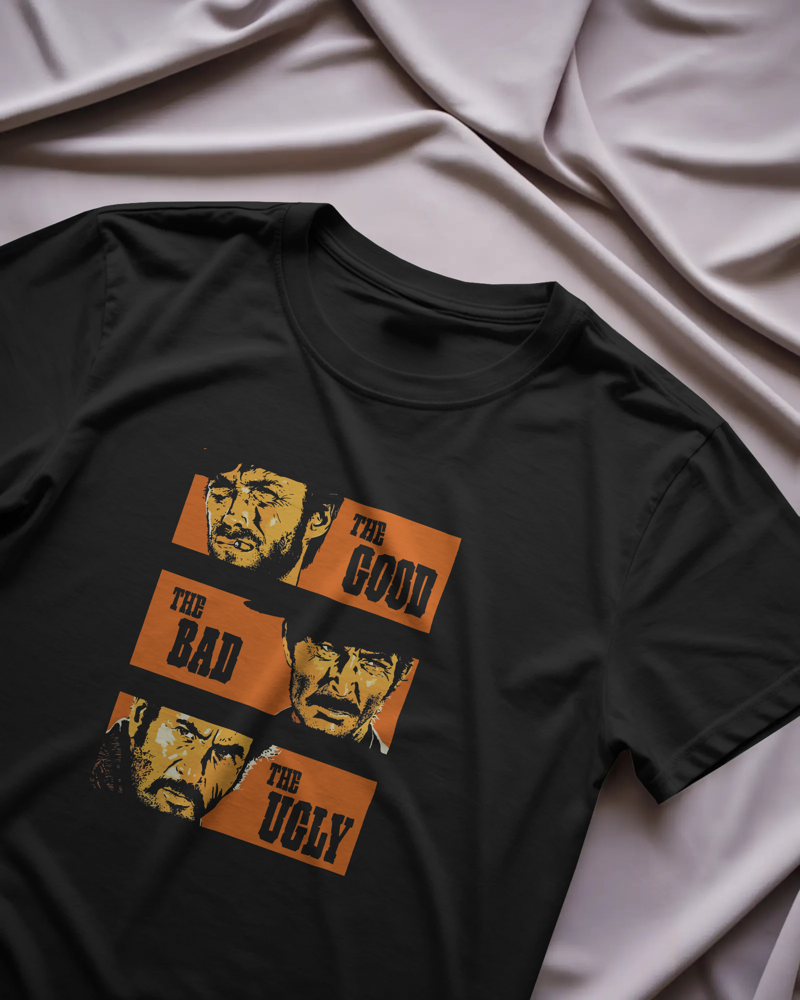 İyi Kötü Çirkin Siyah Unisex Tişört