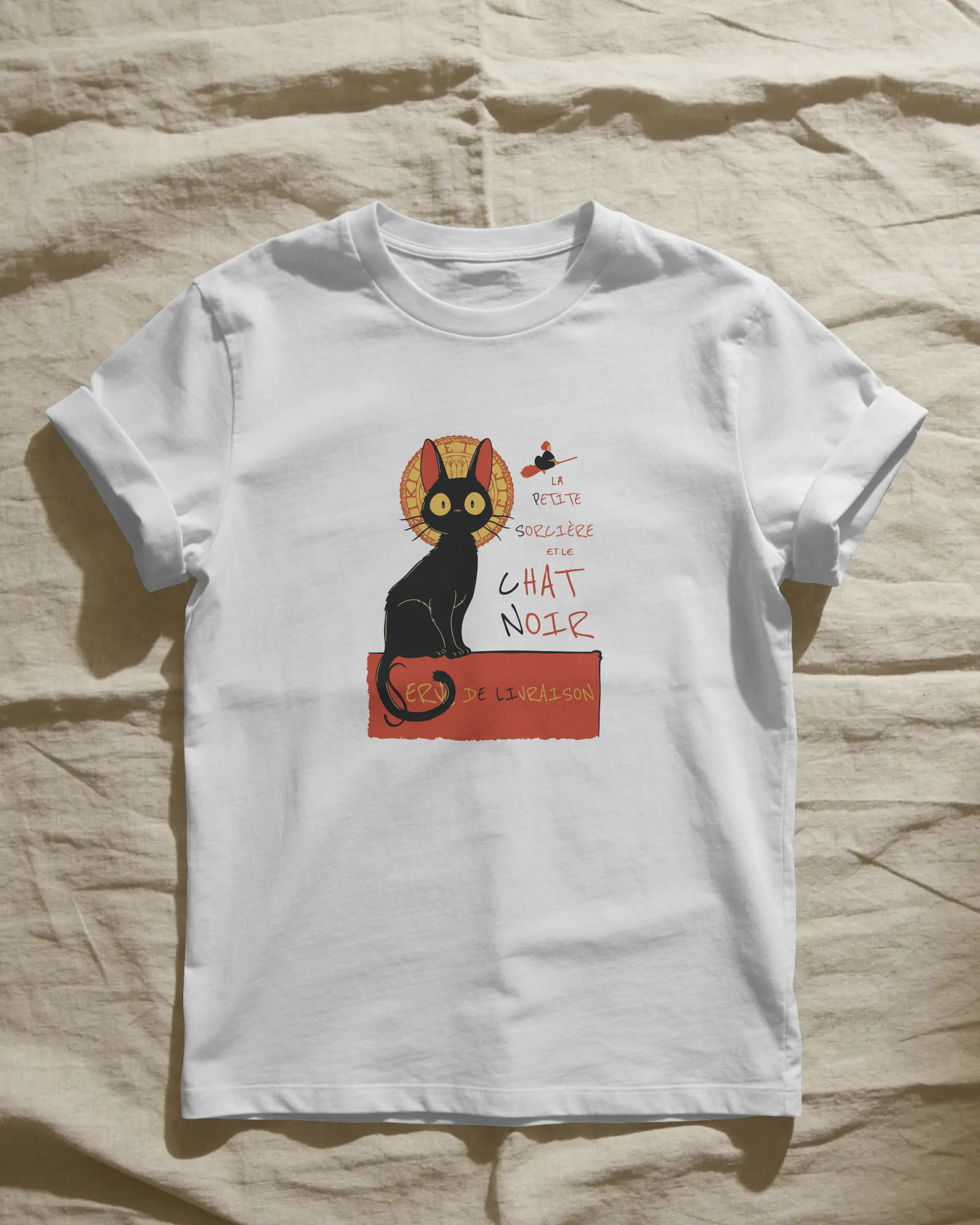 Chat Noir Chaos Cat Beyaz Tişört