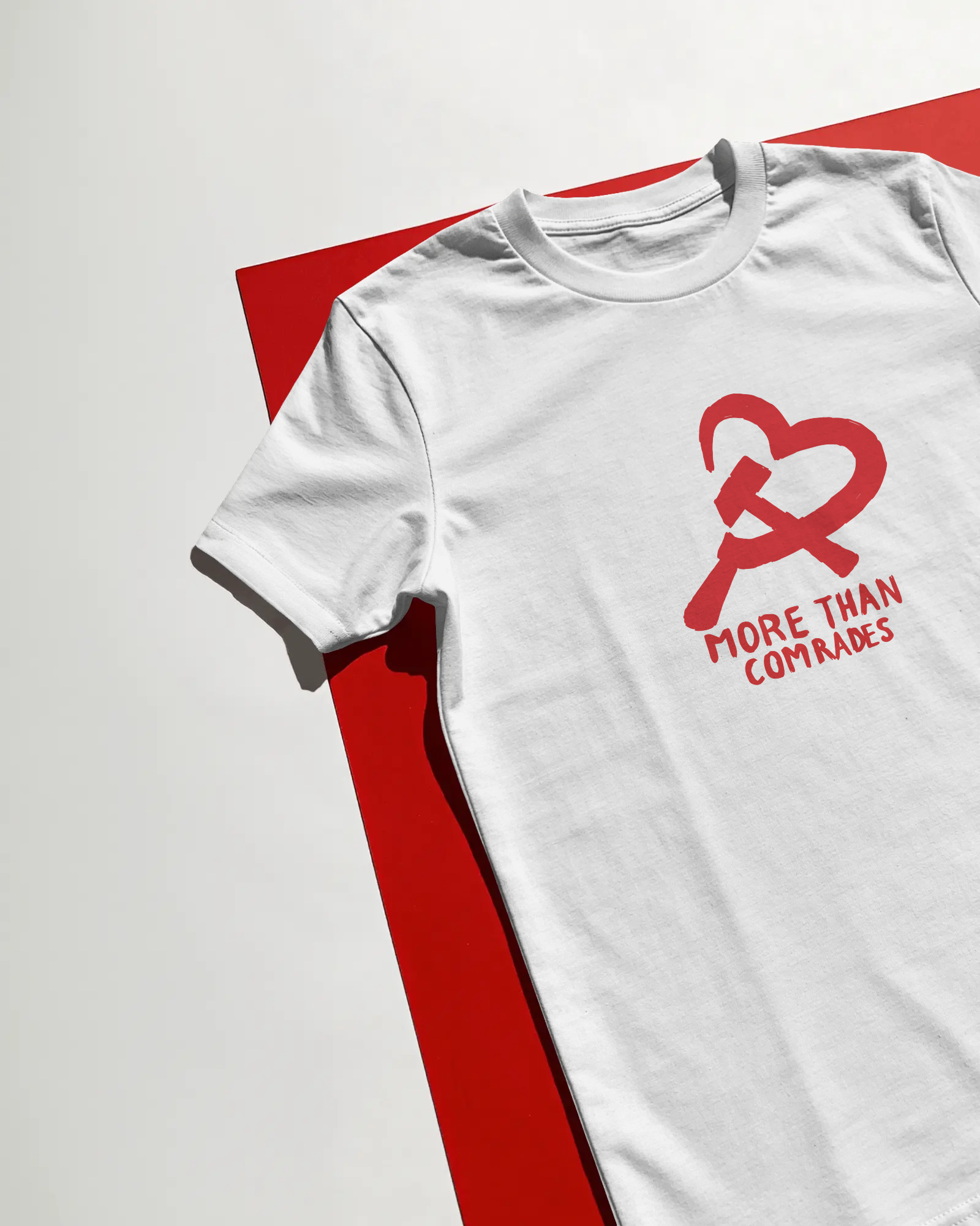 More Than Comrades Unisex Beyaz Tişört