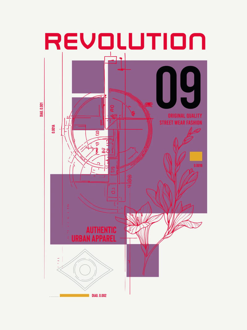 Revolution baskısının kendisi, ürün üzerinde değil