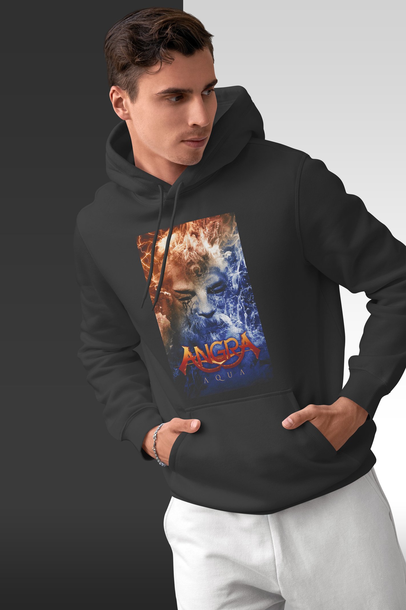 Angra Aslan Kapüşonlu Sweatshirt