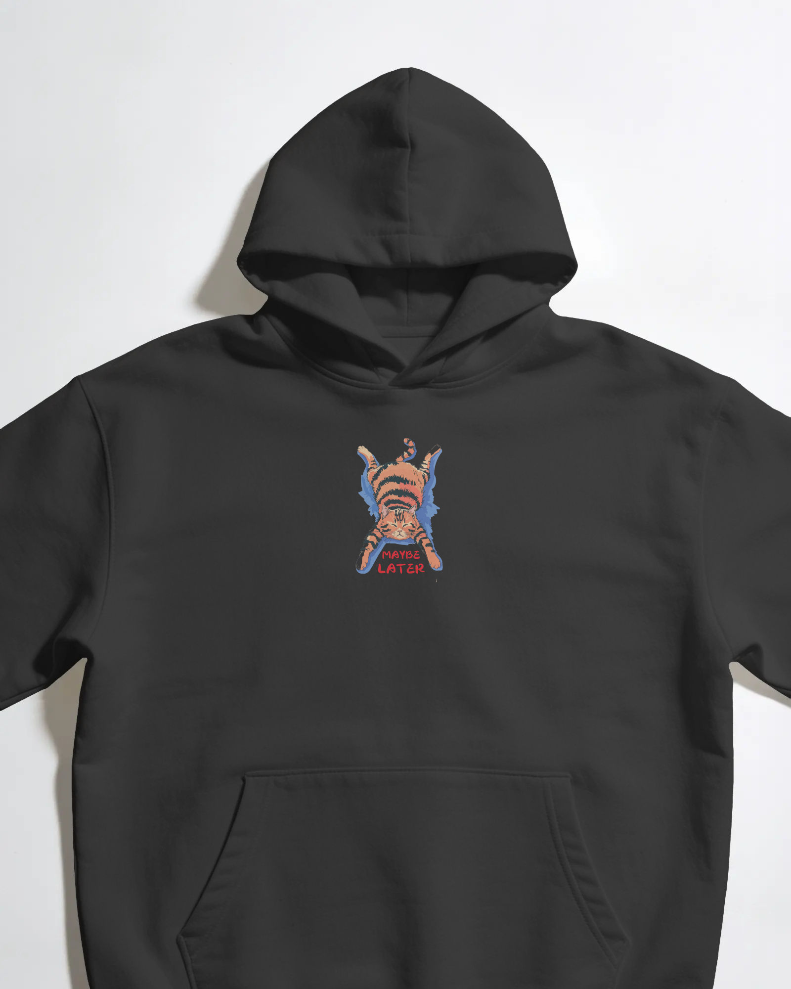 Maybe Later Unisex Siyah Sweatshirt