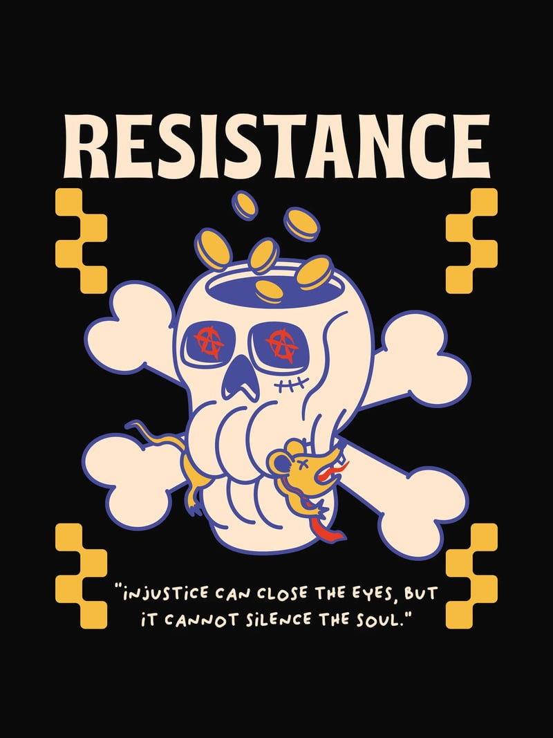 Resistance baskısının kendisi, ürün üzerinde değil