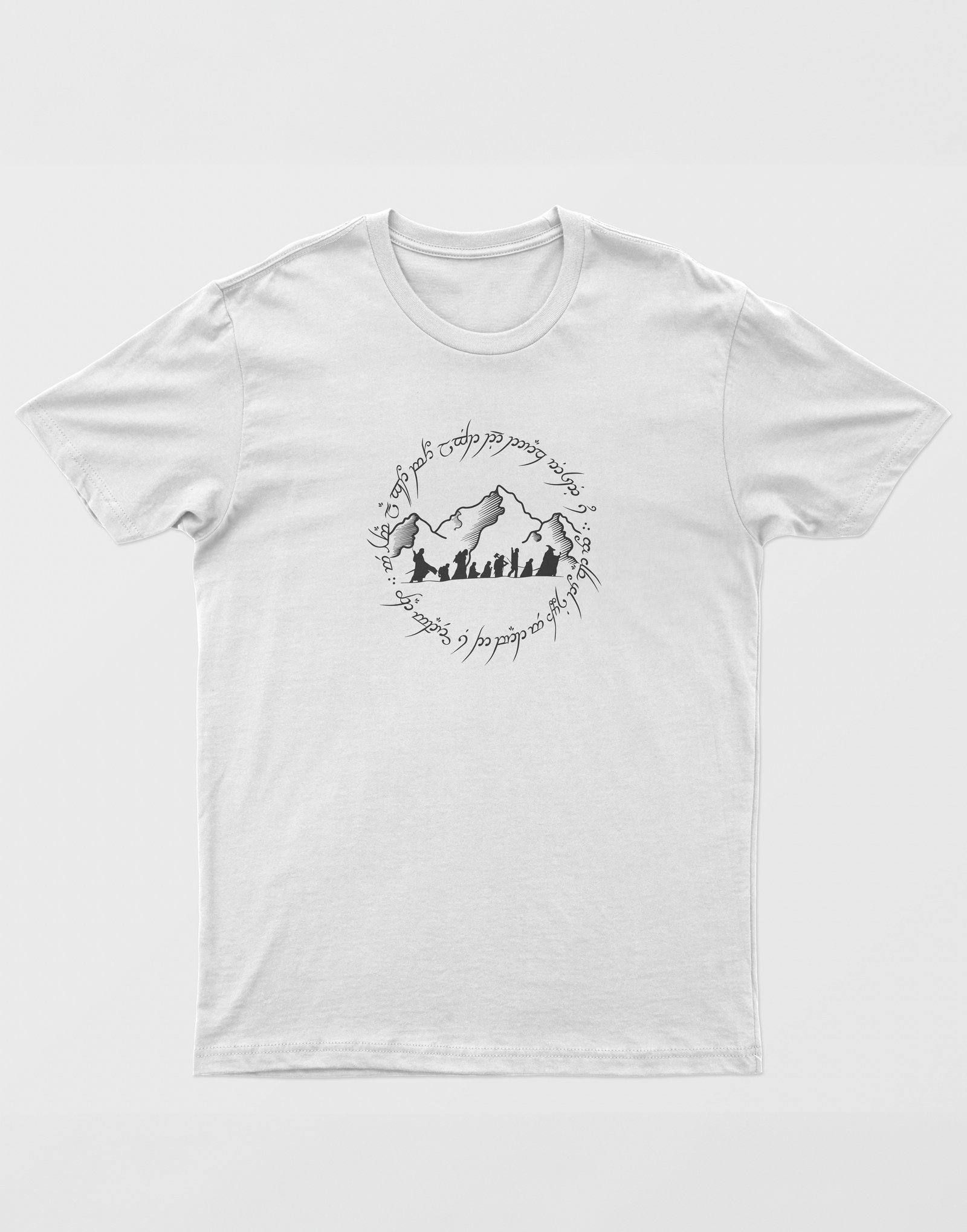 Lord of the Rings Unisex Beyaz Tişört