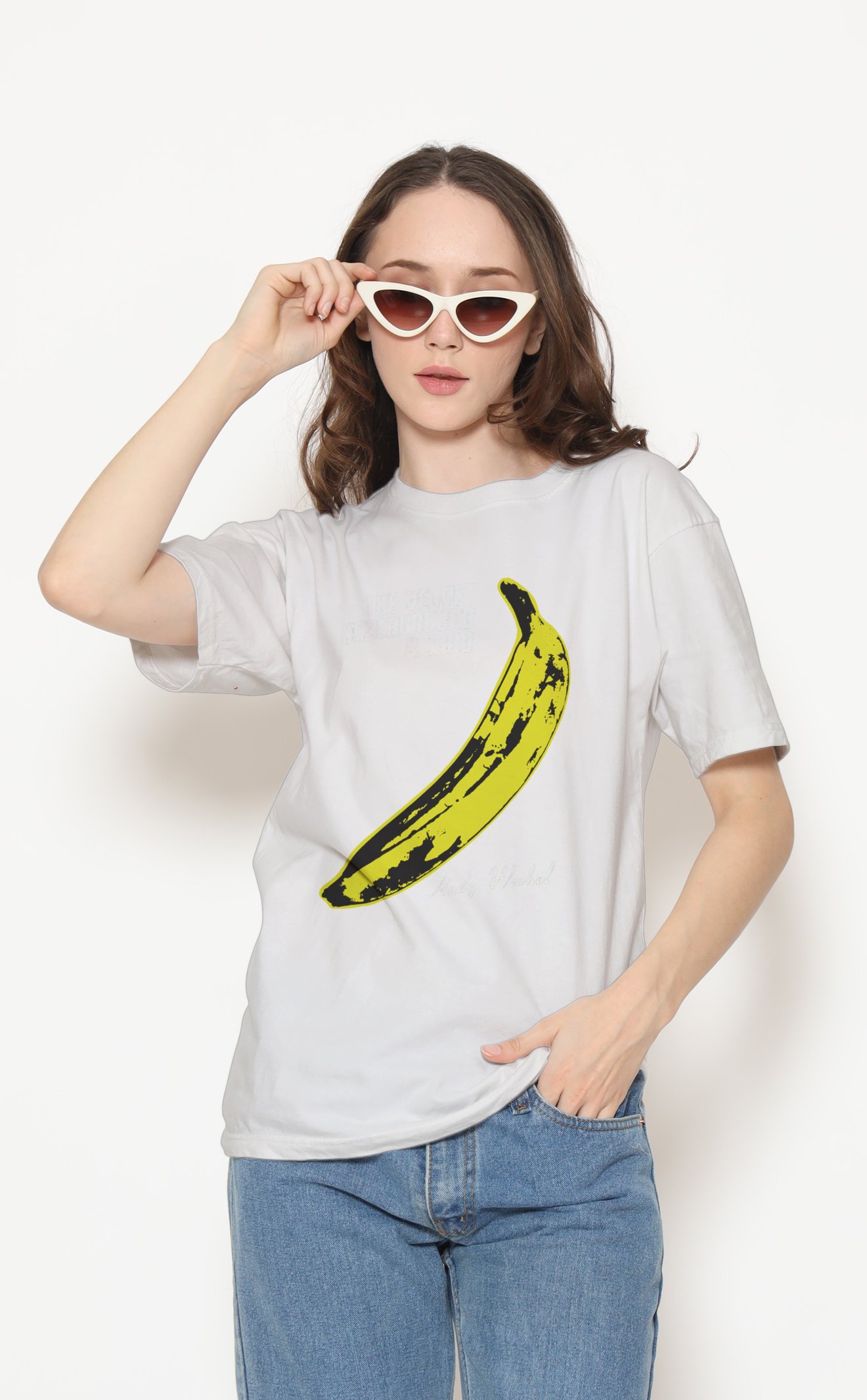 Velvet Underground Unisex Beyaz Tişört
